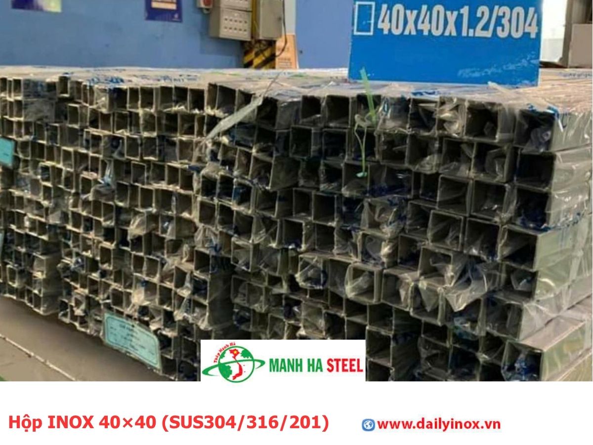 Hộp INOX 40×40 (SUS304/316/201)