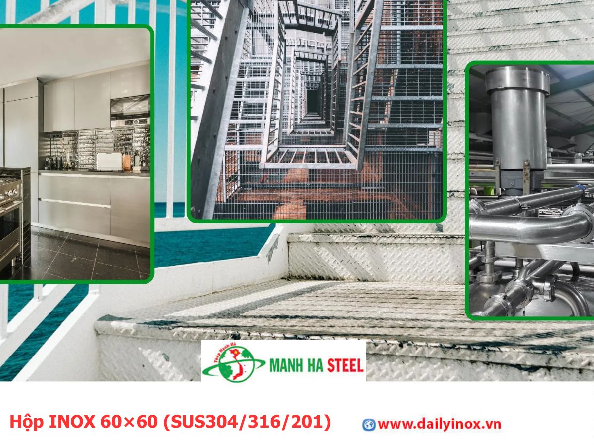 Hộp INOX 60×60 (SUS304/316/201)