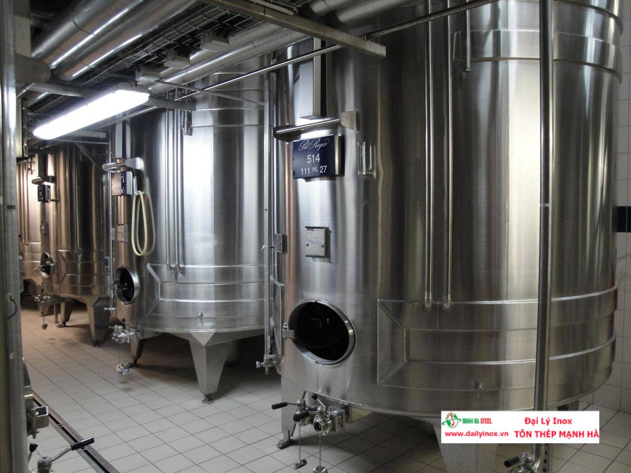 inox 304 và ứng dụng trong công nghiệp thực phẩm