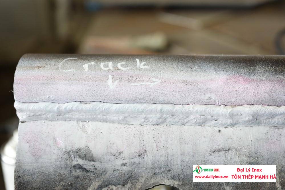 Inox hoàn toàn có thể bị nứt do ứng suất sau hàn