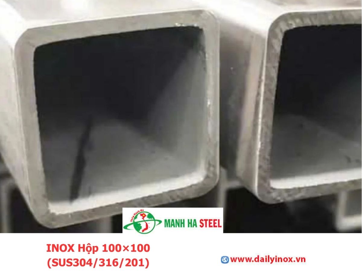 INOX Hộp 100×100 (SUS304/316/201)