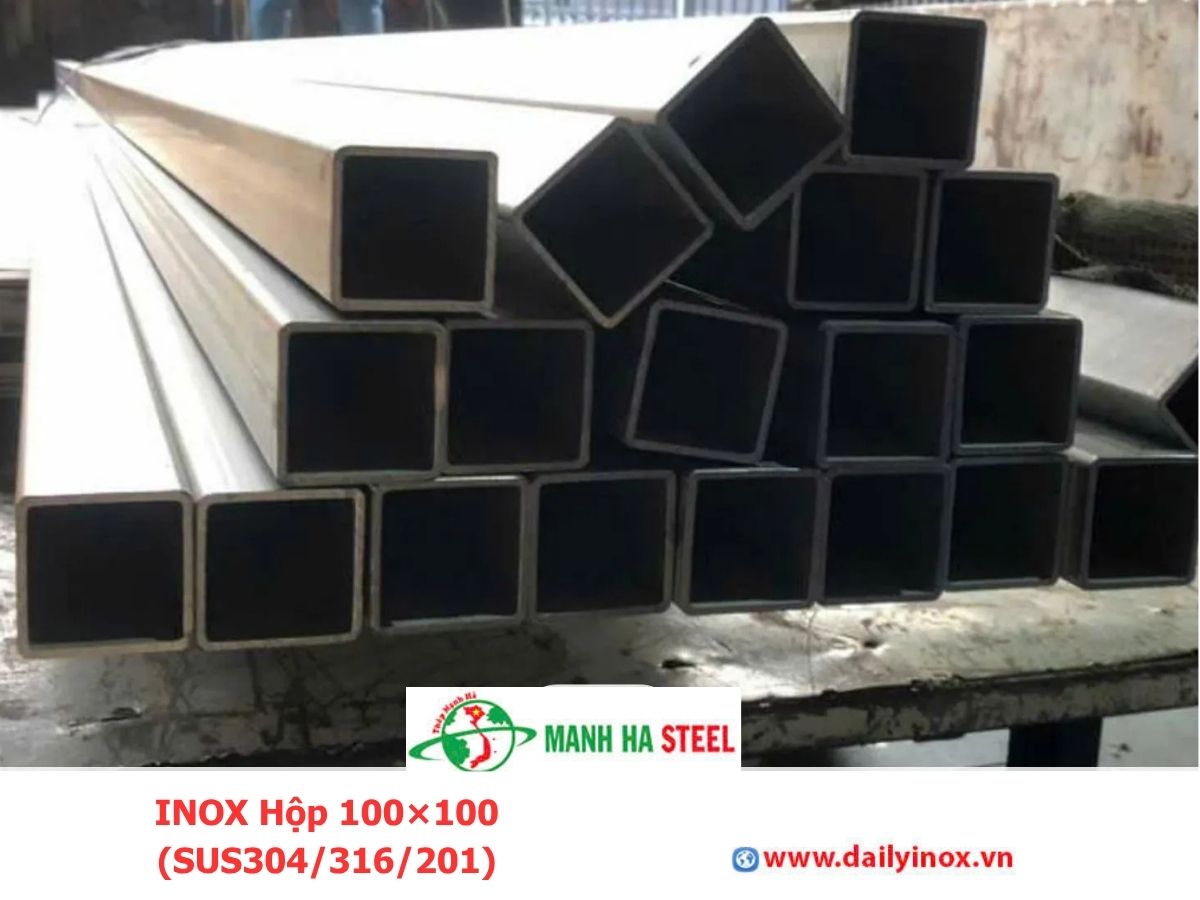 INOX Hộp 100×100 (SUS304/316/201)