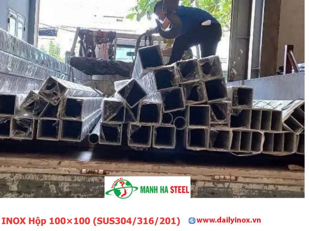 INOX Hộp 100×100 (SUS304/316/201)