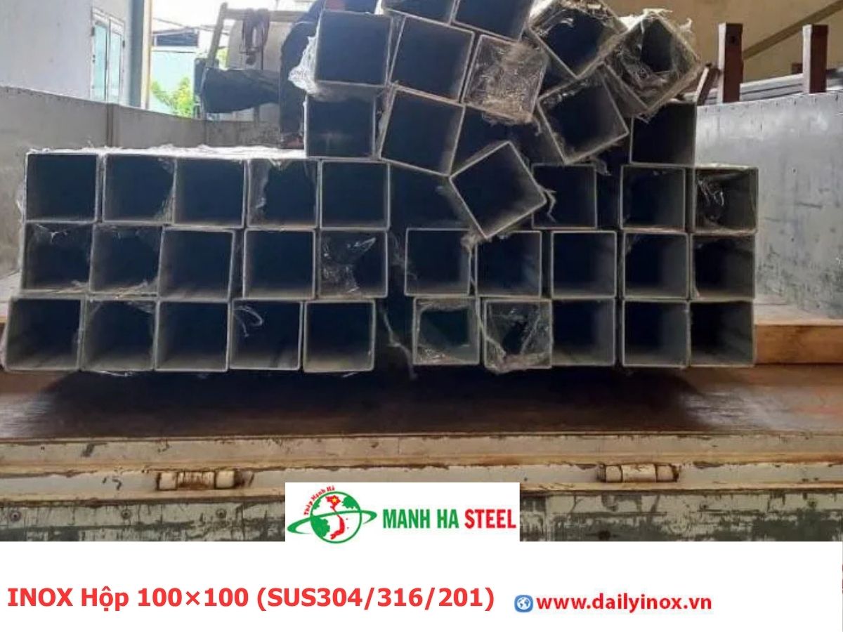 INOX Hộp 100×100 (SUS304/316/201)