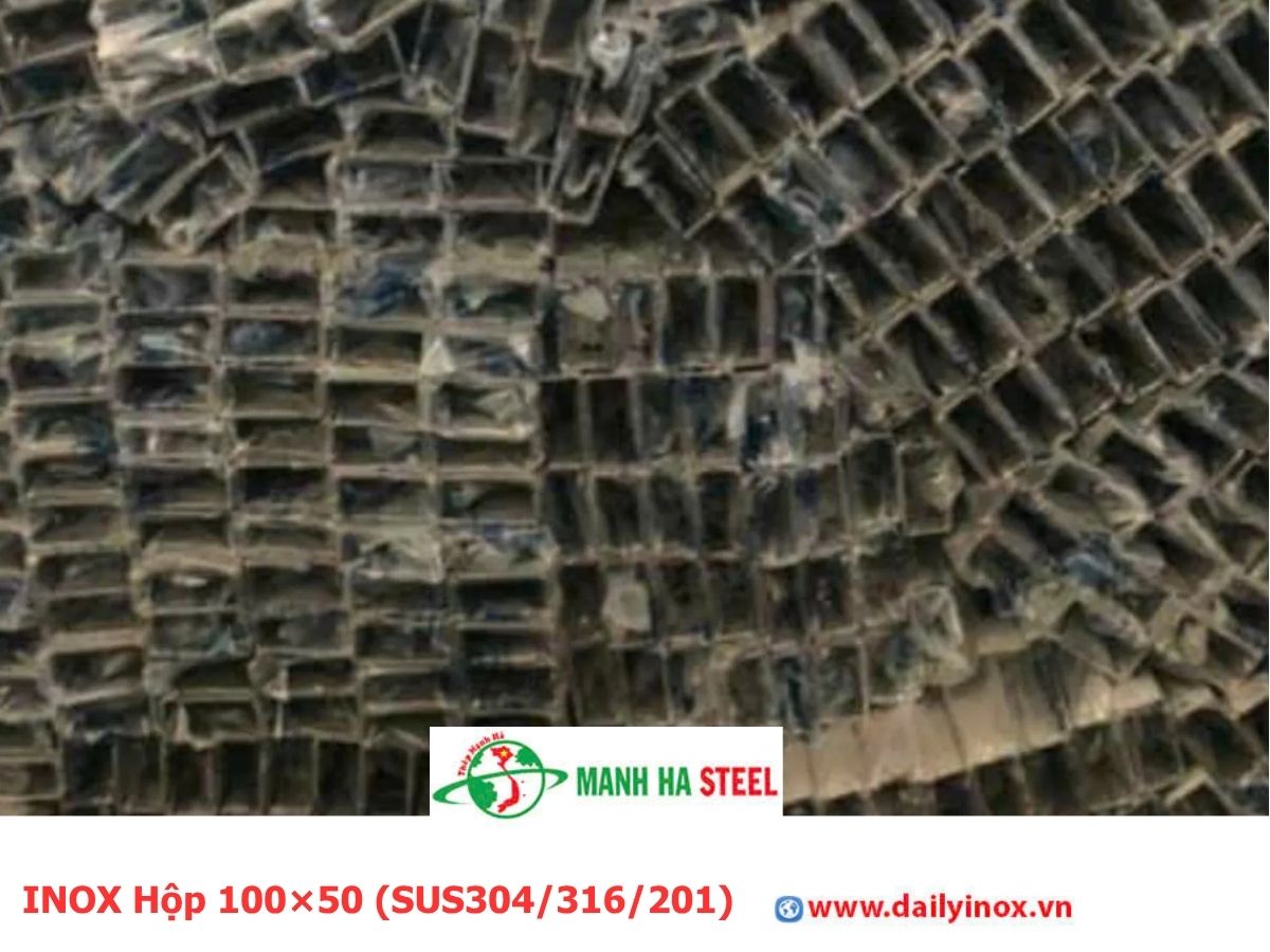 INOX Hộp 100×50 (SUS304/316/201)