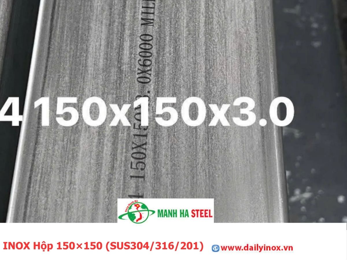 INOX Hộp 150×150 (SUS304/316/201)