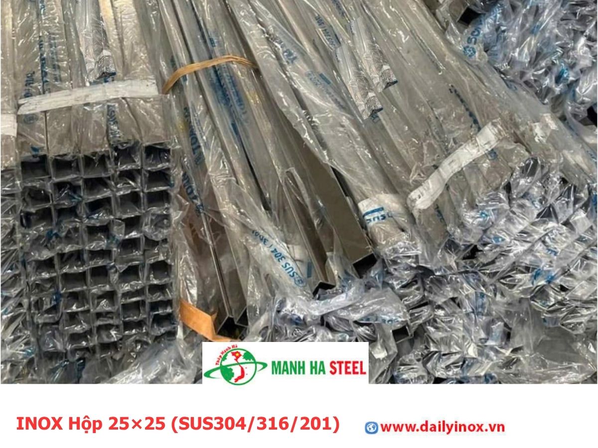INOX Hộp 25×25 (SUS304/316/201)