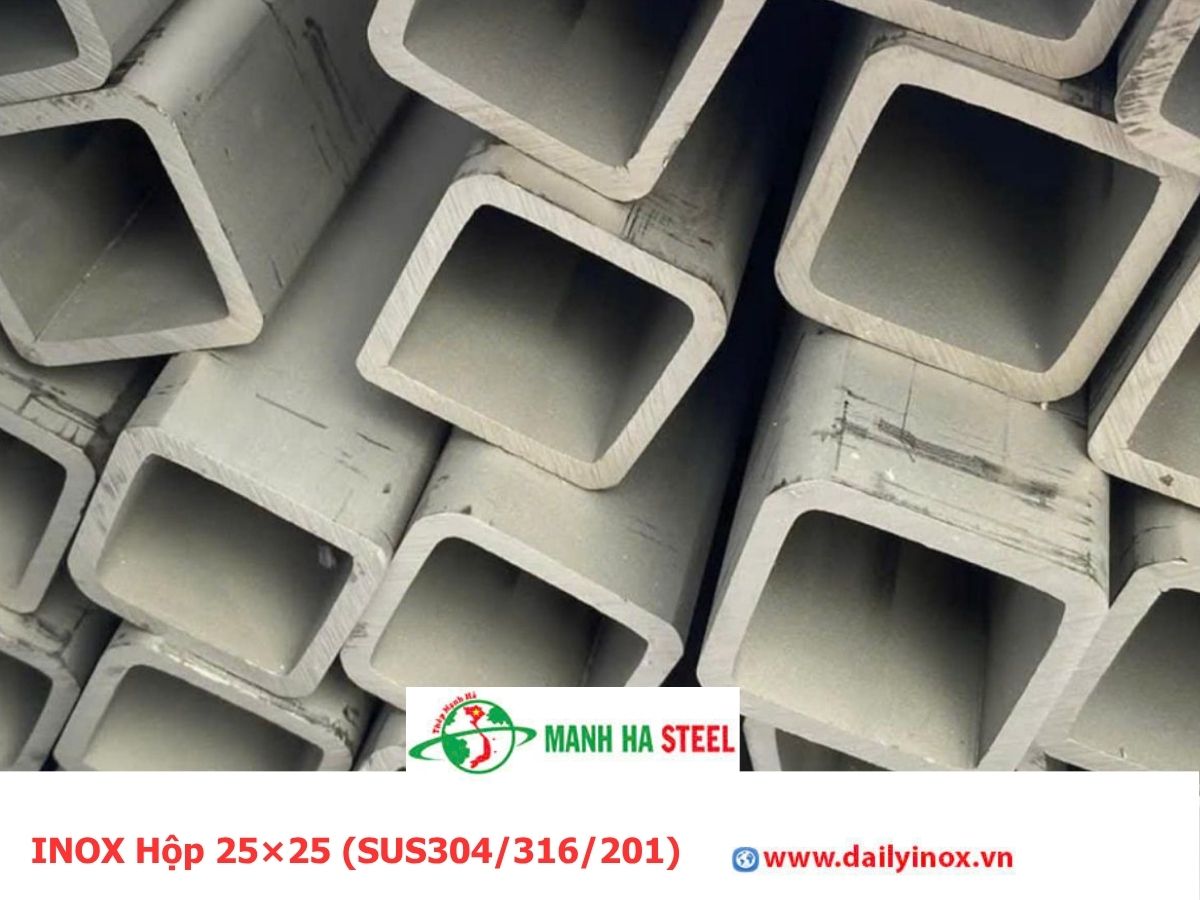 INOX Hộp 25×25 (SUS304/316/201)