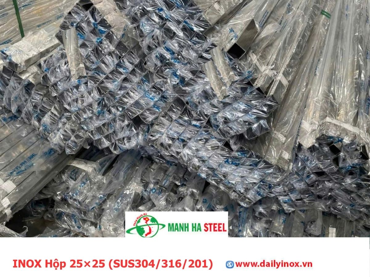 INOX Hộp 25×25 (SUS304/316/201)