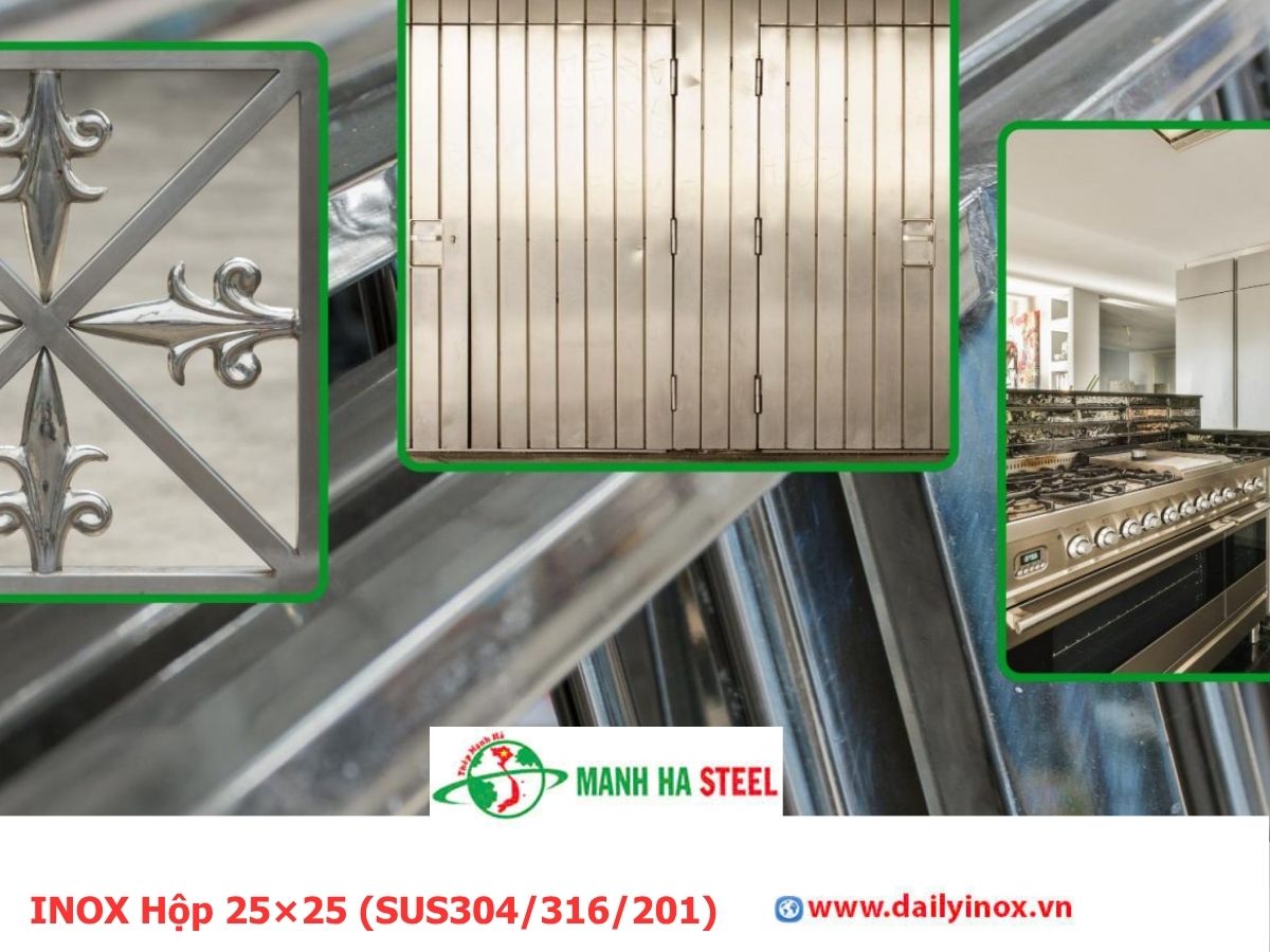 INOX Hộp 25×25 (SUS304/316/201)