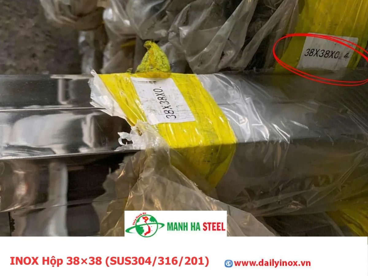 INOX Hộp 38×38 (SUS304/316/201)