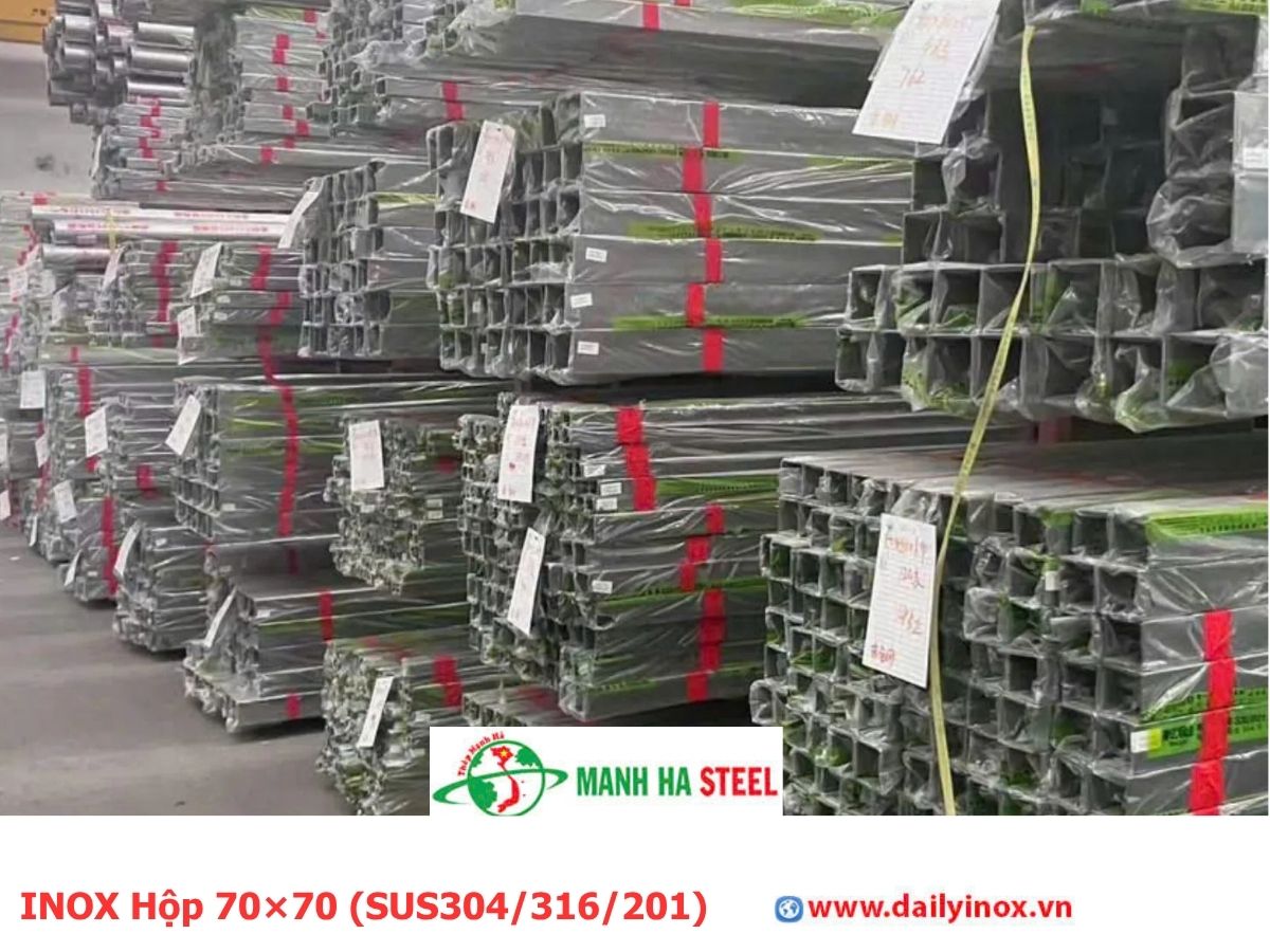 INOX Hộp 70×70 (SUS304/316/201)