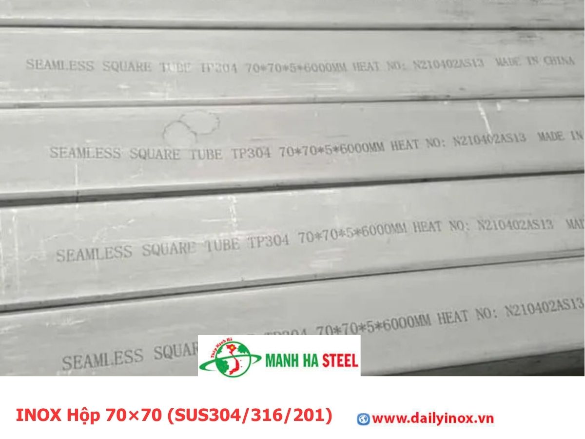 INOX Hộp 70×70 (SUS304/316/201)