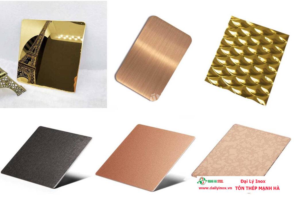 Inox màu là gì? Tìm hiểu đặc điểm và phân loại inox màu