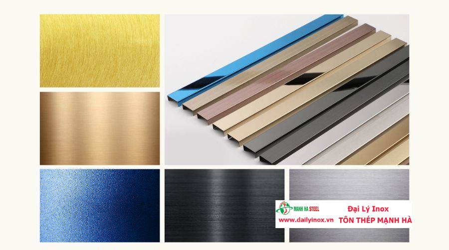 Inox màu là gì? Tìm hiểu đặc điểm và phân loại inox màu
