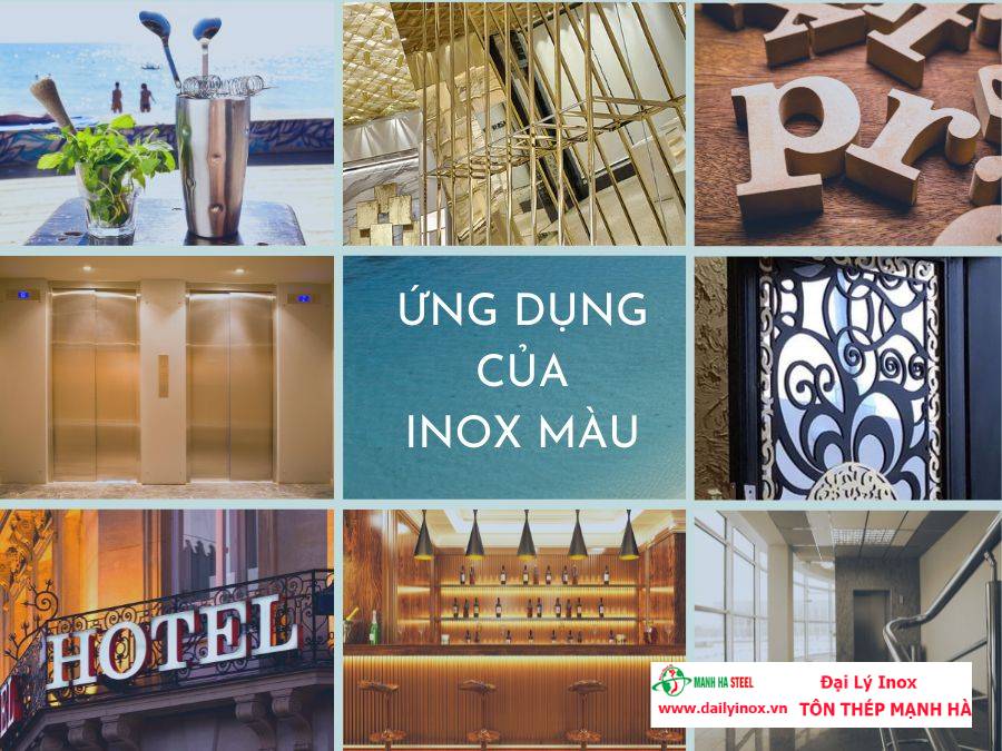 Inox màu là gì? Tìm hiểu đặc điểm và phân loại inox màu
