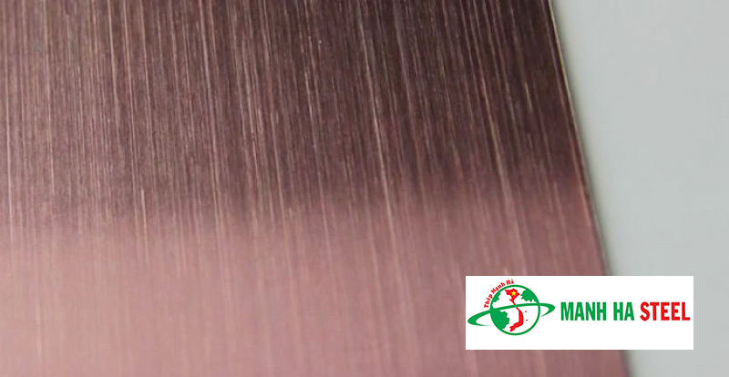 Inox màu vàng hồng – Rose Gold Stainless steel