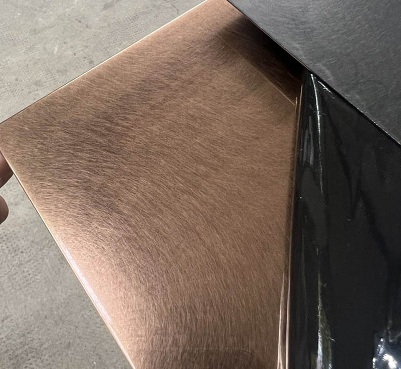 Inox màu vàng hồng – Rose Gold Stainless steel