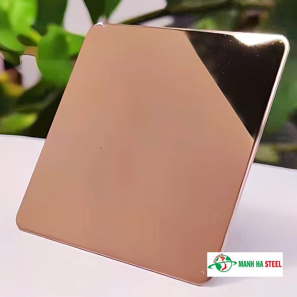 Inox màu vàng hồng – Rose Gold Stainless steel