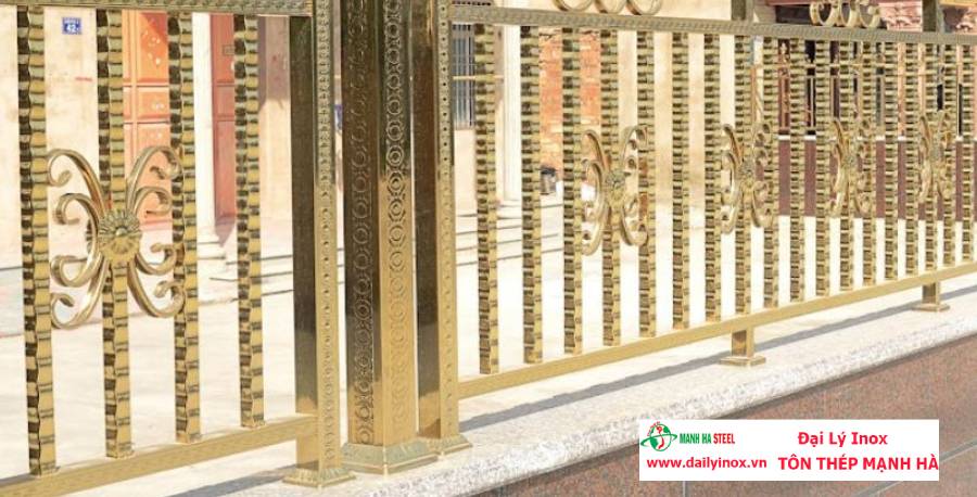 Inox ống hộp: Giải pháp cho thi công mái hiên, cổng rào