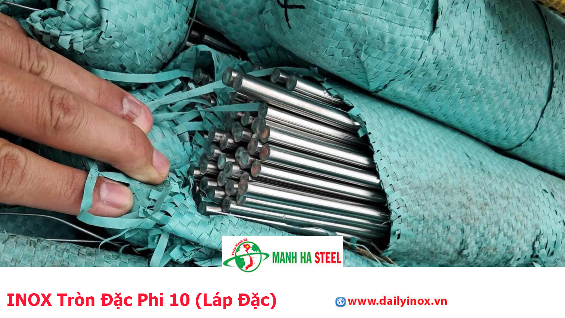 INOX Tròn Đặc Phi 10 (Láp Đặc)