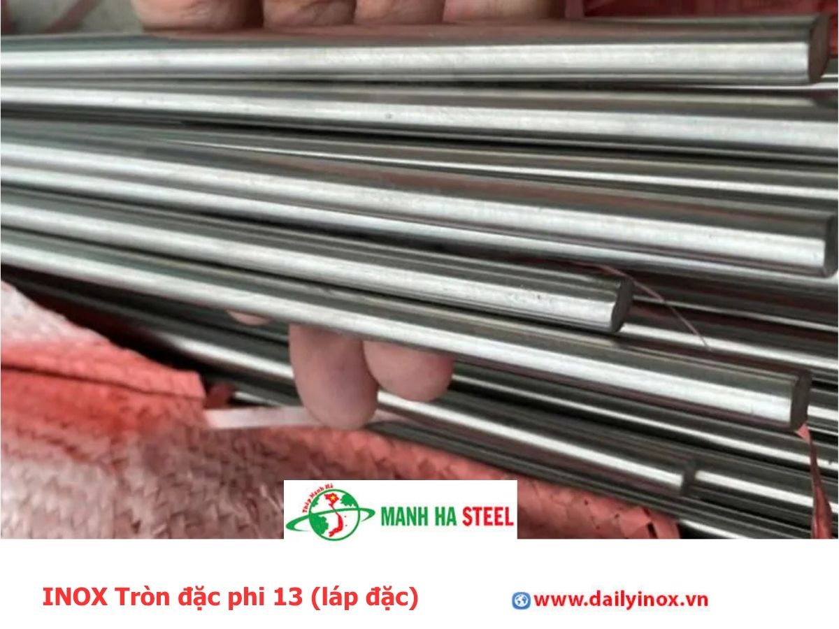 INOX Tròn đặc phi 13 (láp đặc)