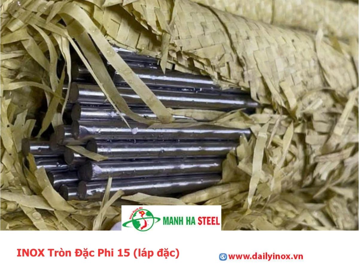 INOX Tròn Đặc Phi 15 (láp đặc)