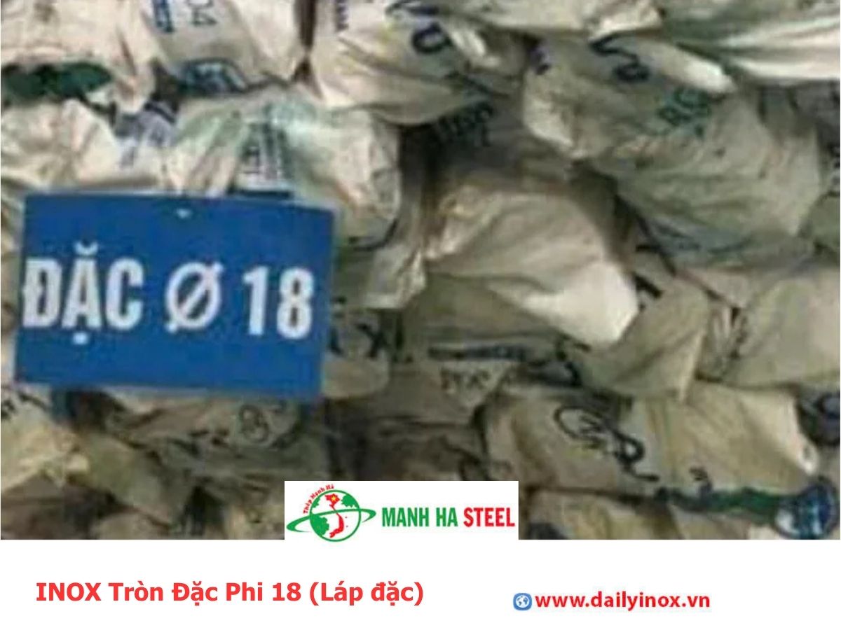 INOX Tròn Đặc Phi 18 (Láp đặc)