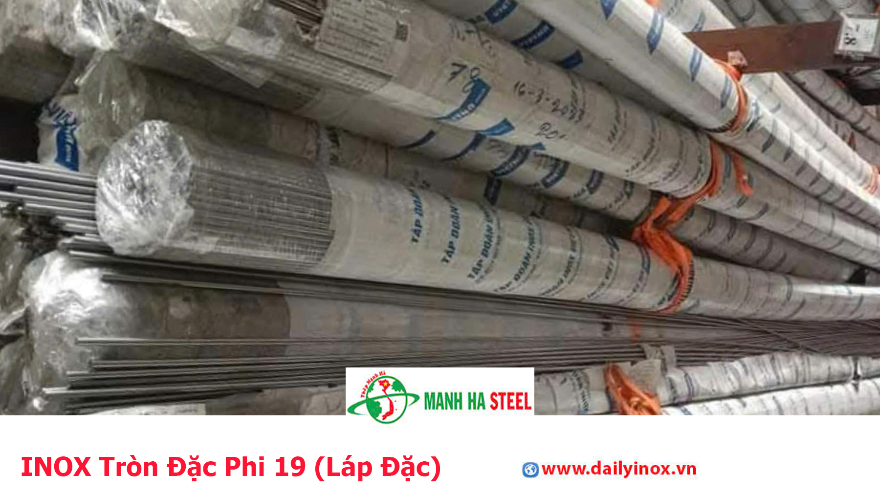 INOX Tròn Đặc Phi 19 (Láp Đặc)