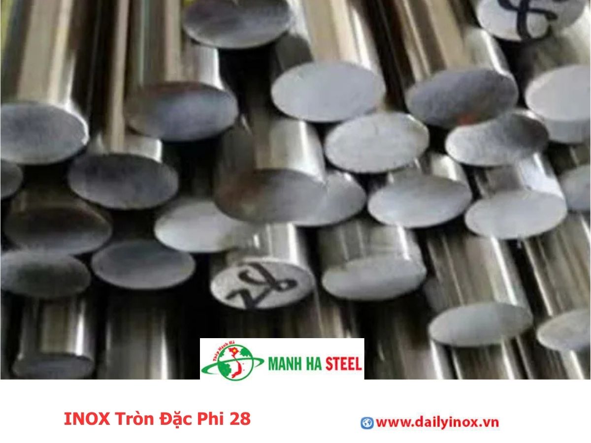 INOX Tròn Đặc Phi 28