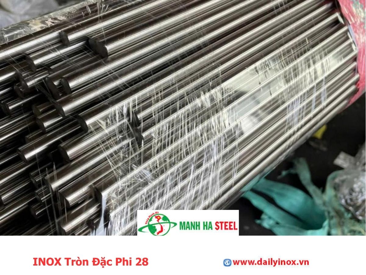 INOX Tròn Đặc Phi 28