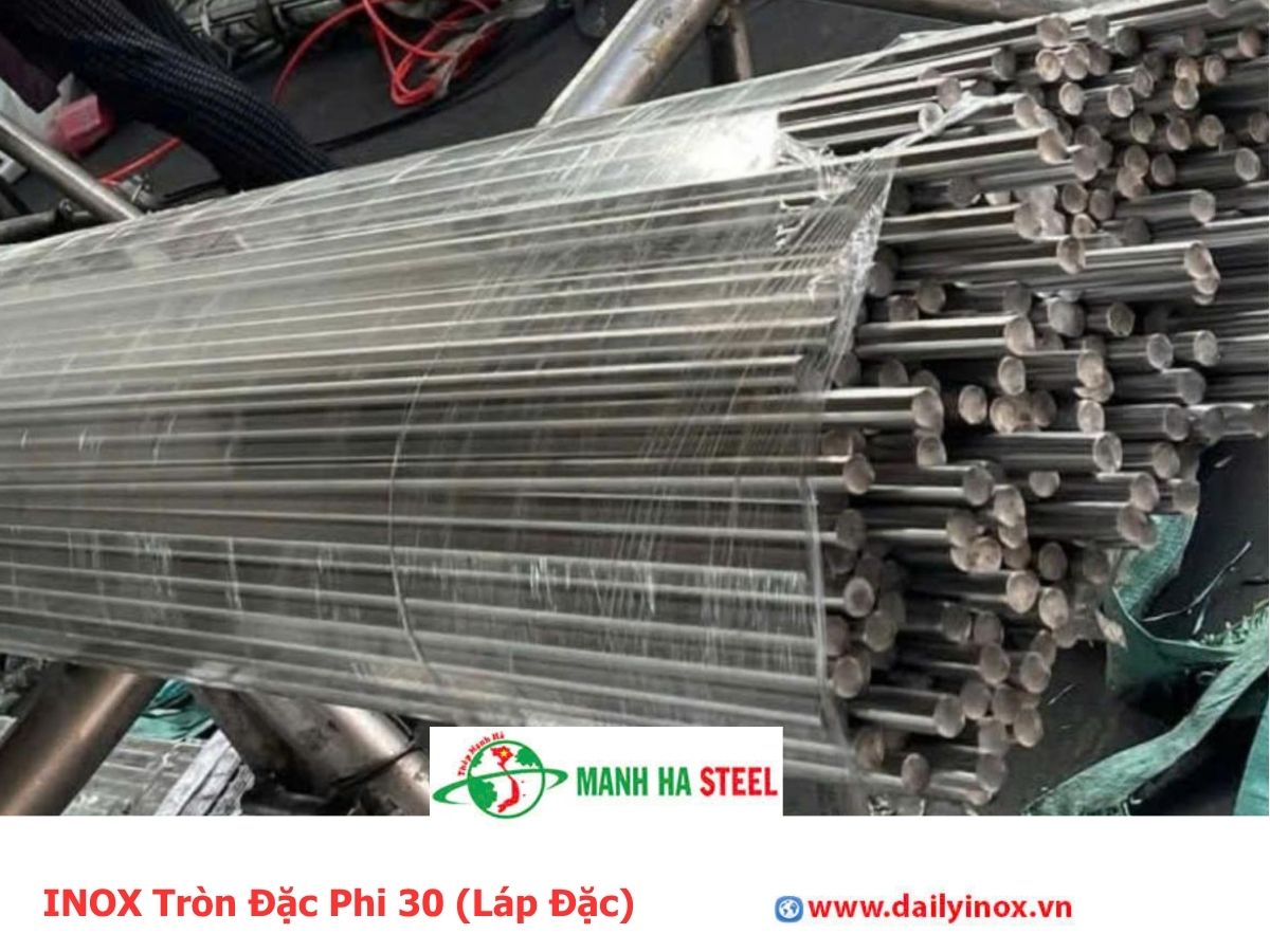 INOX Tròn Đặc Phi 30 (Láp Đặc)