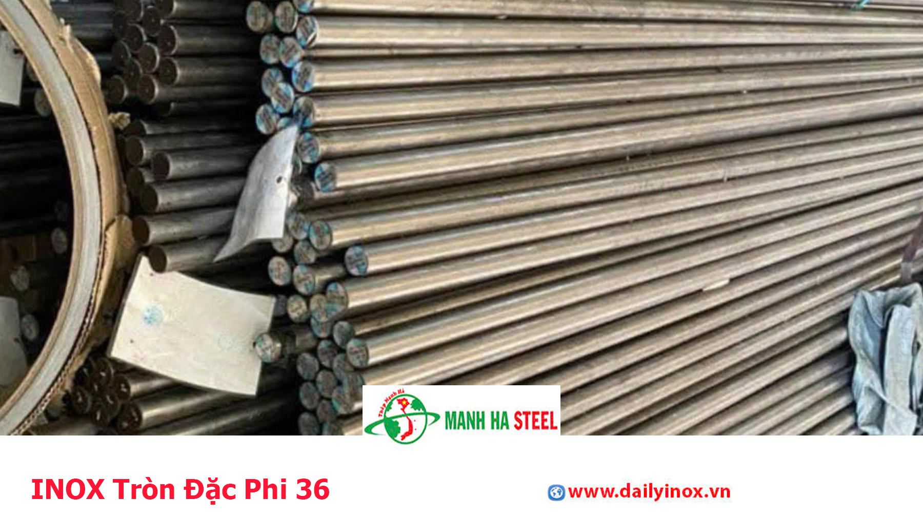 INOX Tròn Đặc Phi 36