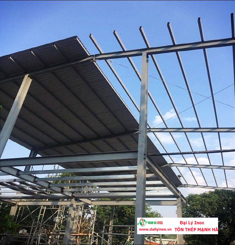 Inox trong kết cấu thép và khung nhà tiền chế