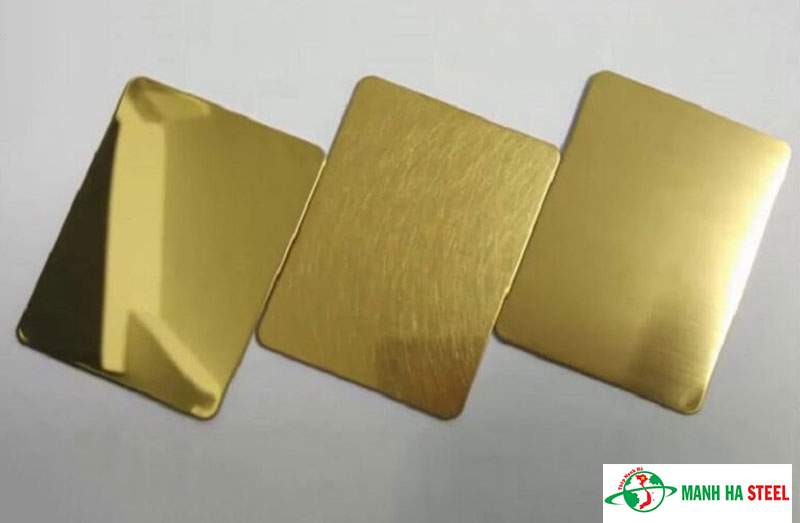 Inox vàng bóng - Mirror Gold Stainless steel
