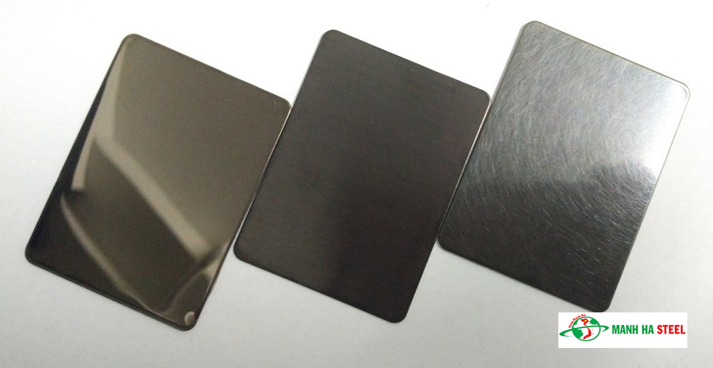 Inox xước chéo đen chống vân tay (AFP)