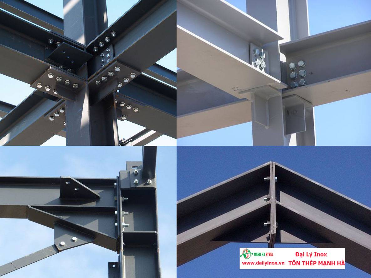 Kết cấu khung nhà tiền chế bằng inox