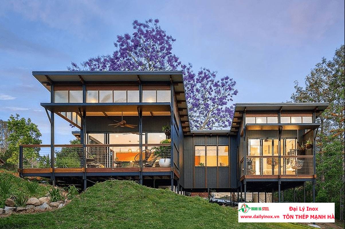 Kết cấu khung nhà tiền chế bằng inox