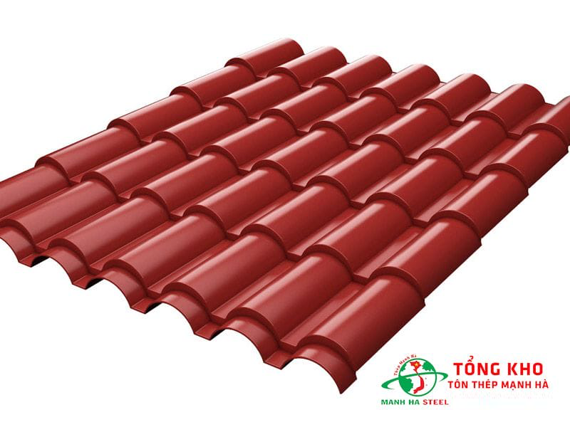 Tôn Sóng Ngói Giả Ngói Ruby Hàng Tôn Hoa Sen - Đại Lý Inox