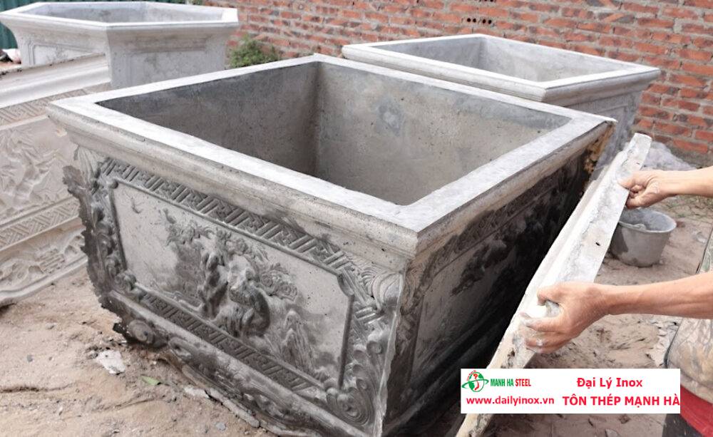 Cách làm chậu cảnh từ xi măng cực đơn giản tại nhà