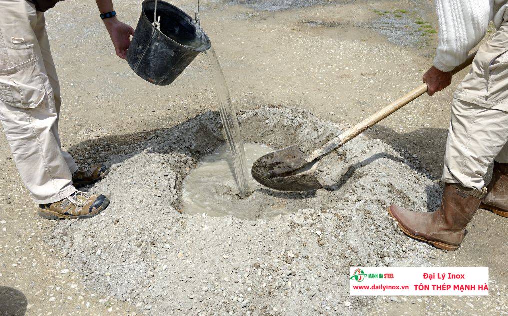 Định mức cấp phối mác bê tông 200 theo Bộ Xây Dựng