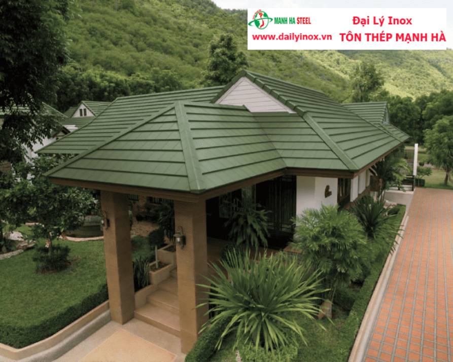 5+ Ngói Màu Xanh Rêu Chất Lượng & Mẫu Nhà Ngói Xanh Rêu