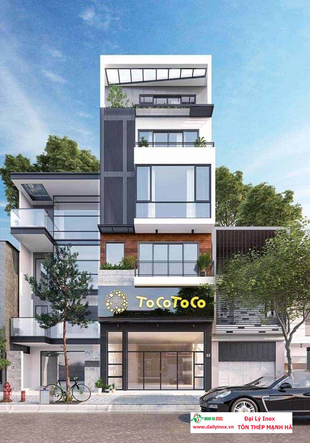 20+ Mẫu nhà 3 tầng kết hợp kinh doanh sở hữu thiết kế hút mắt