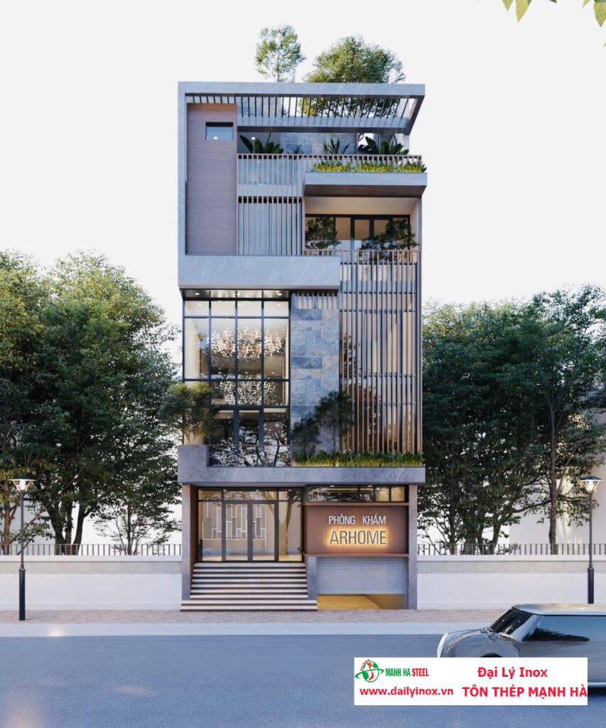 20+ Mẫu nhà 3 tầng kết hợp kinh doanh sở hữu thiết kế hút mắt