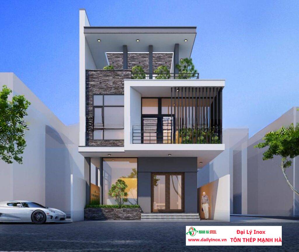 20+ Mẫu nhà 3 tầng kết hợp kinh doanh sở hữu thiết kế hút mắt