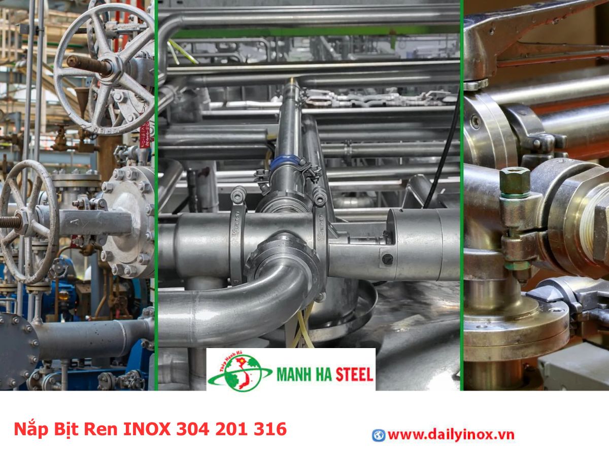 Nắp Bịt Ren INOX 304 201 316