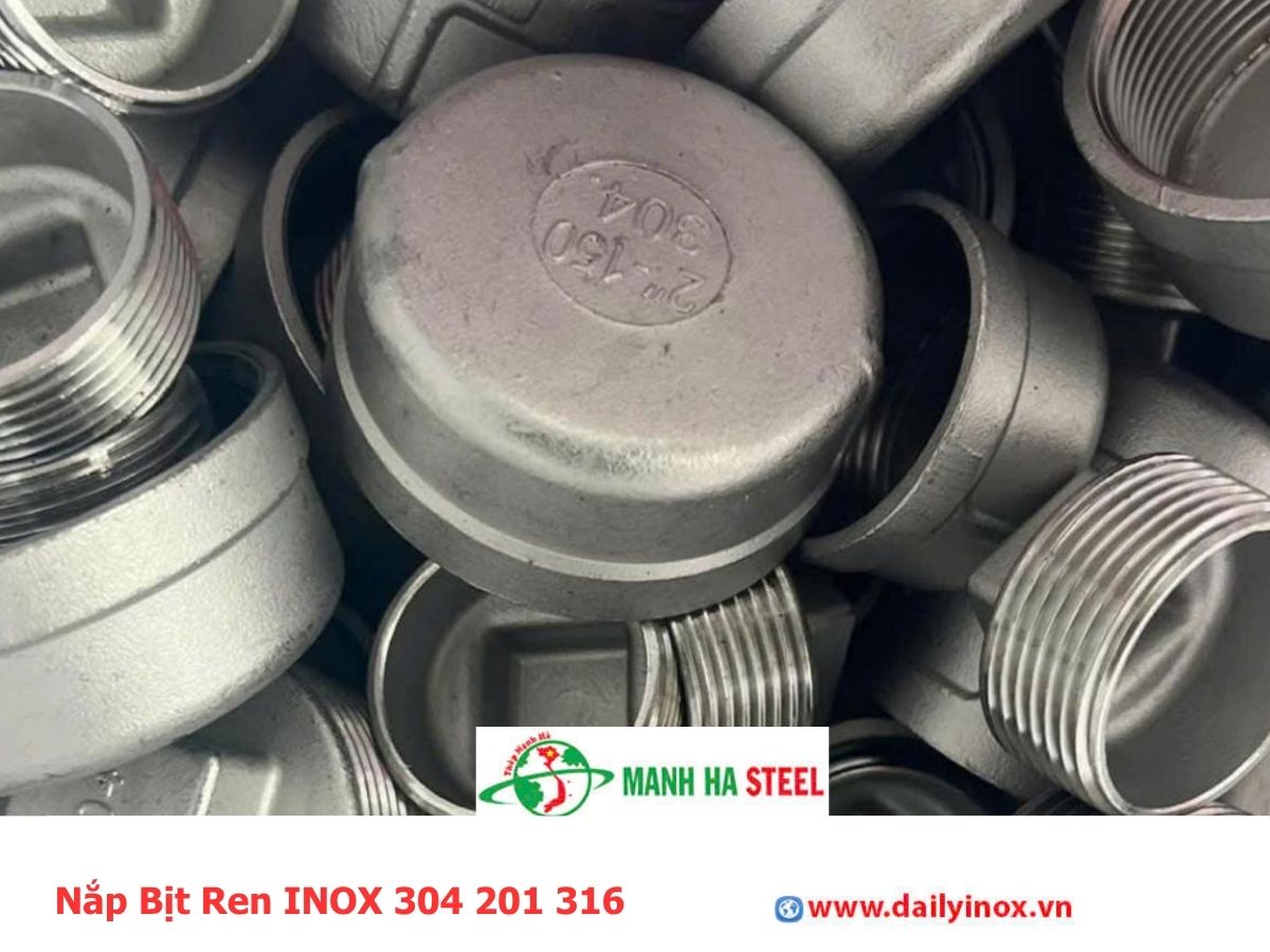 Nắp Bịt Ren INOX 304 201 316