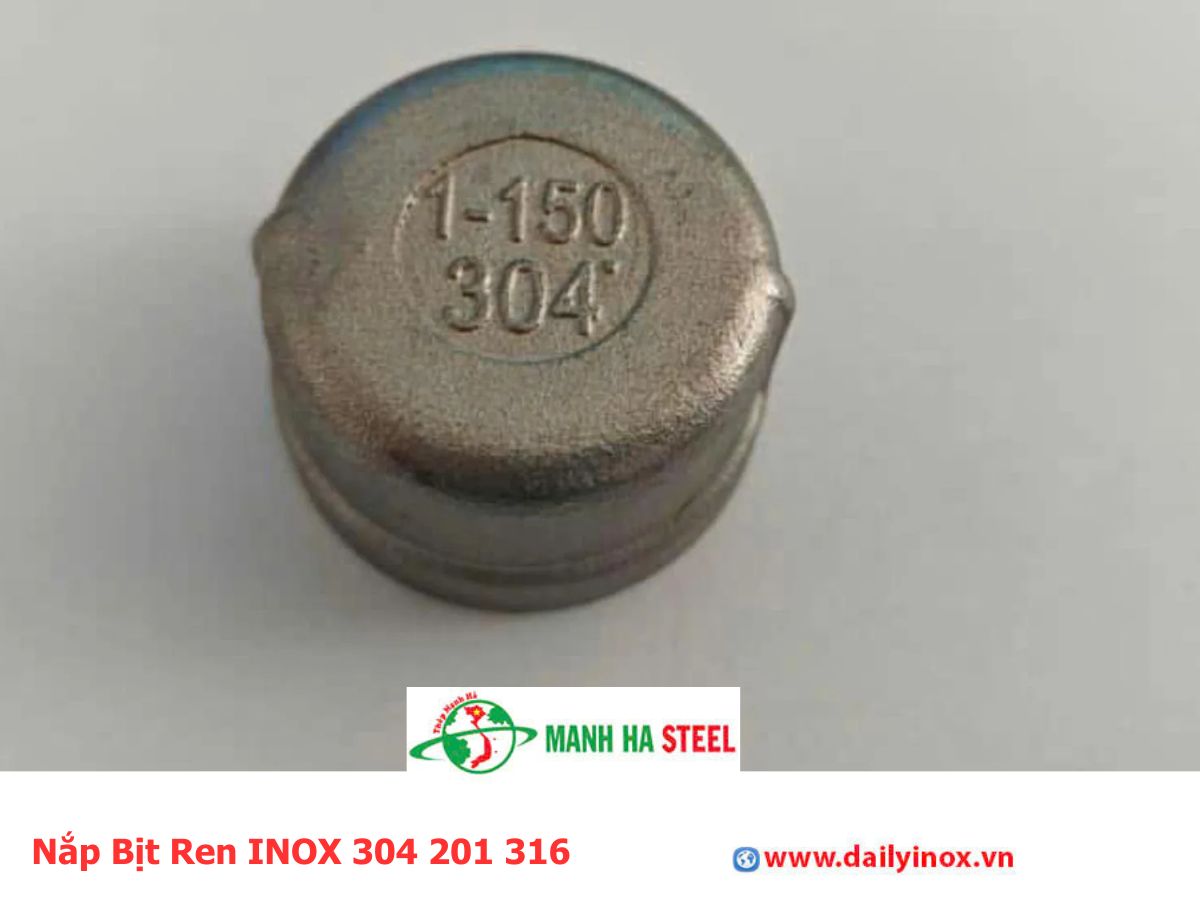 Nắp Bịt Ren INOX 304 201 316
