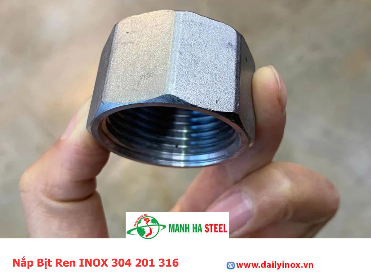 Nắp Bịt Ren INOX 304 201 316