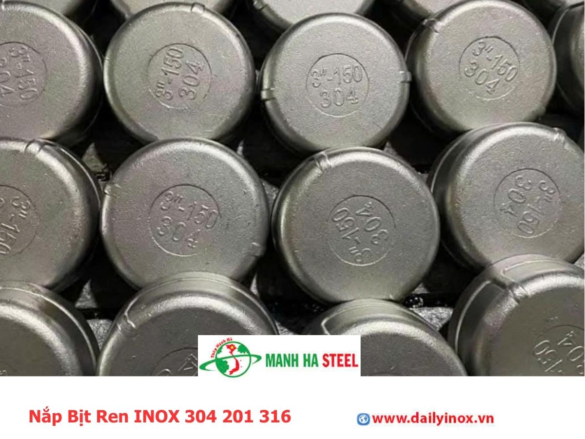 Nắp Bịt Ren INOX 304 201 316